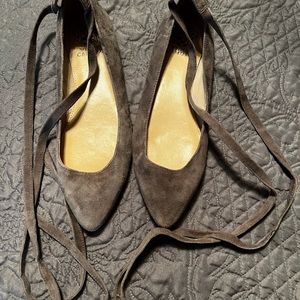 Vince Camuto suede shoes